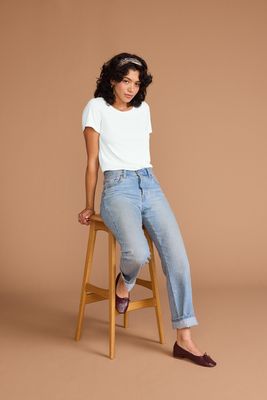 Allmade Women's Relaxed Tri-Blend Scoop Neck Tee