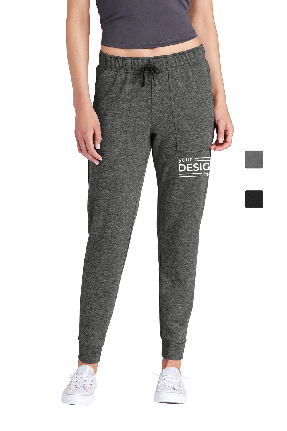 Sport-Tek  Women's PosiCharge  Tri-Blend Wicking Fleece Jogger