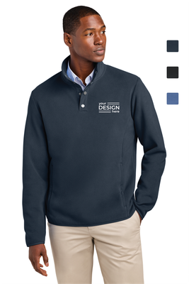 Brooks Brothers Fleece 1/4-Snap Neck