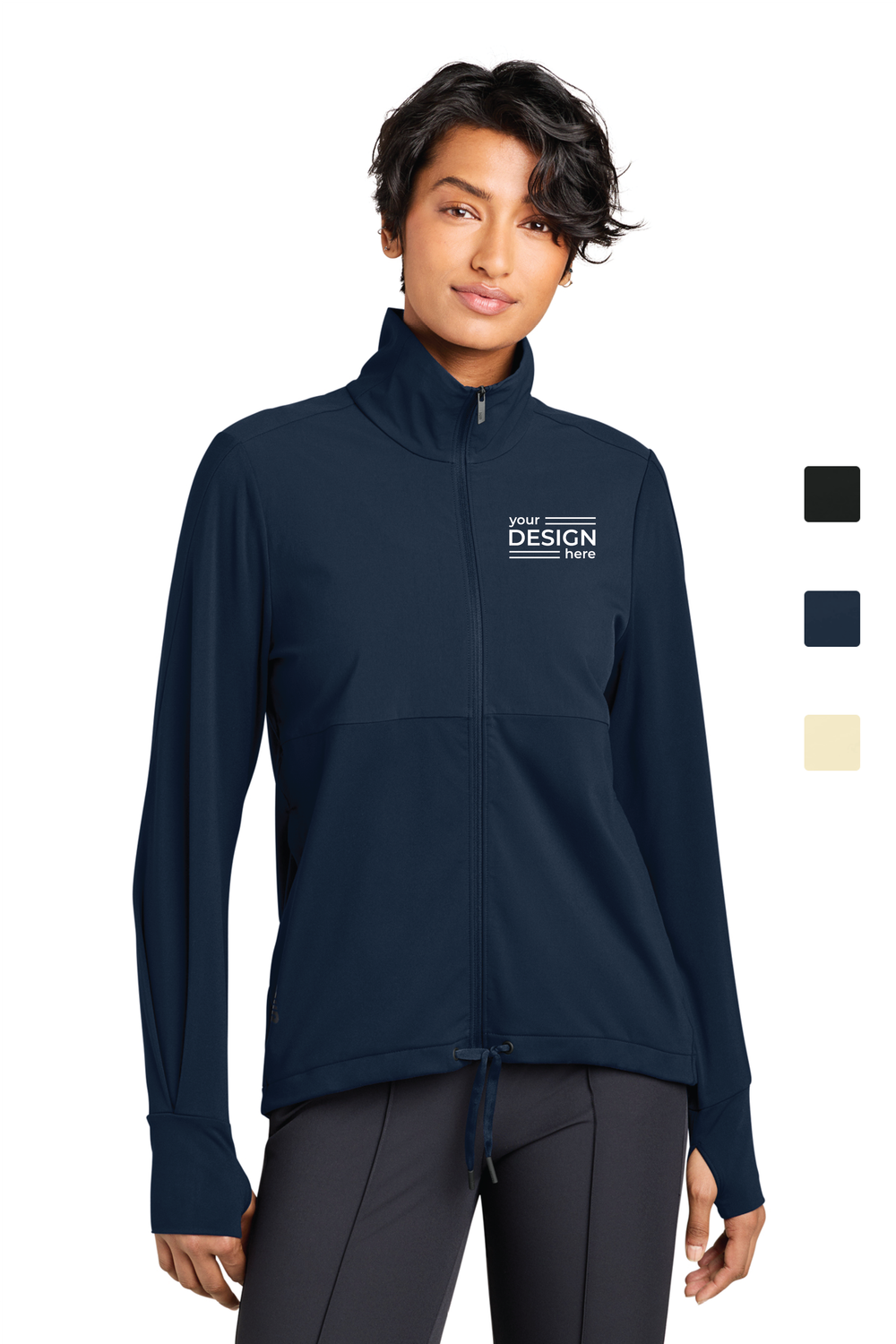 MiiR Women's Kivu Hybrid Full-Zip Jacket