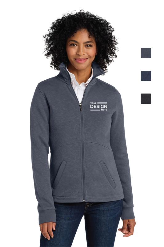 Port Authority Women's Slub Fleece Full-Zip Jacket