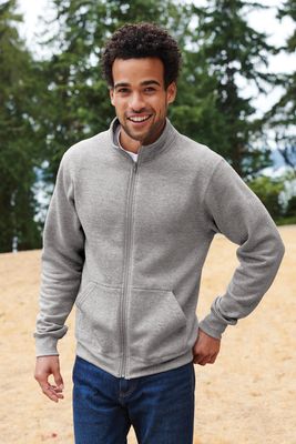 Port &amp; Co Core Fleece Cadet Full-Zip Sweatshirt
