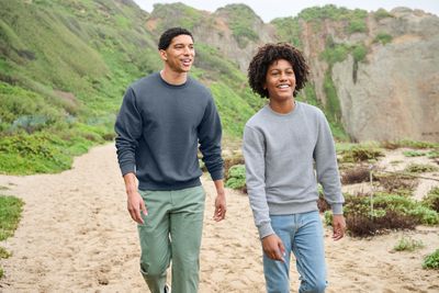 Port &amp; Co Youth Core Fleece Crewneck Sweatshirt