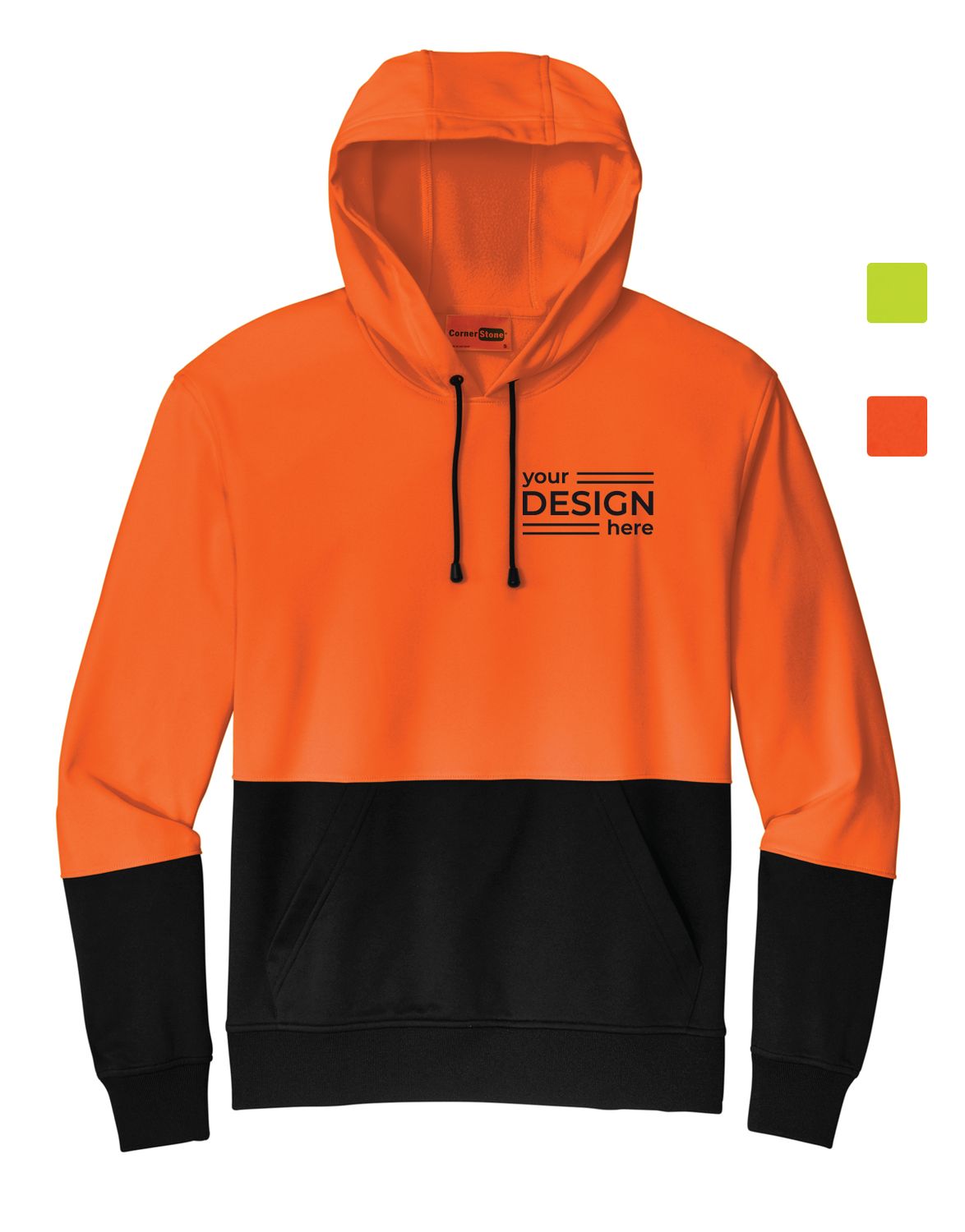 CornerStone Enhanced Visibility Fleece Pullover Hoodie