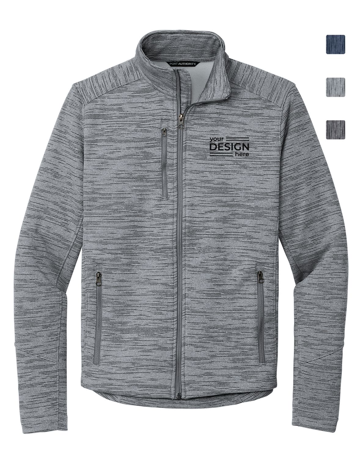 Port Authority Digi Stripe Fleece Jacket