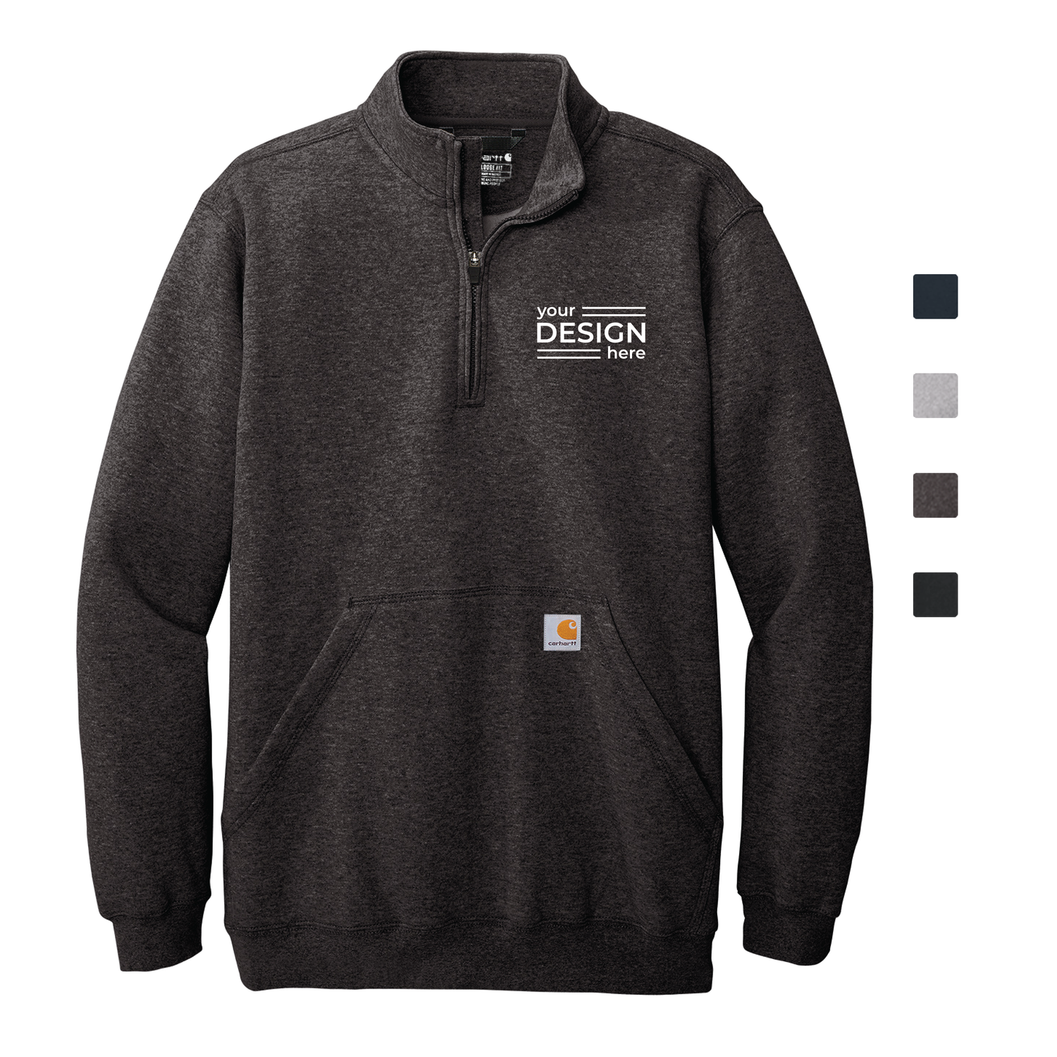 Carhartt Midweight 1/4-Zip Mock Neck Sweatshirt