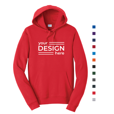 Port &amp; Co Fan Favorite Fleece Pullover Hooded Sweatshirt