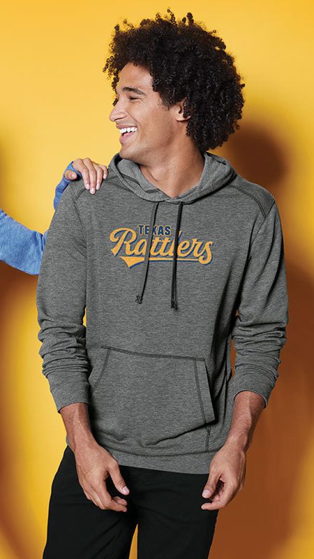 Sport-Tek PosiCharge Tri-Blend Wicking Fleece Hooded Pullover - Men's &amp; Ladies