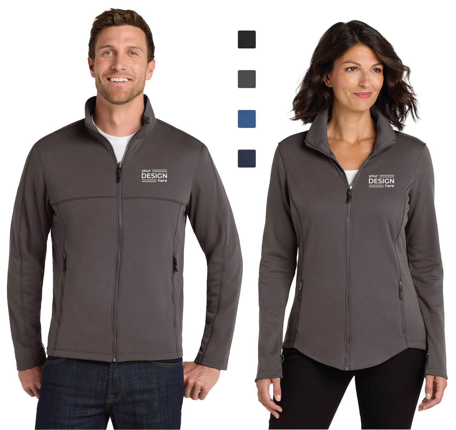Port Authority  Collective Smooth Fleece Jacket - Men's &amp; Ladies