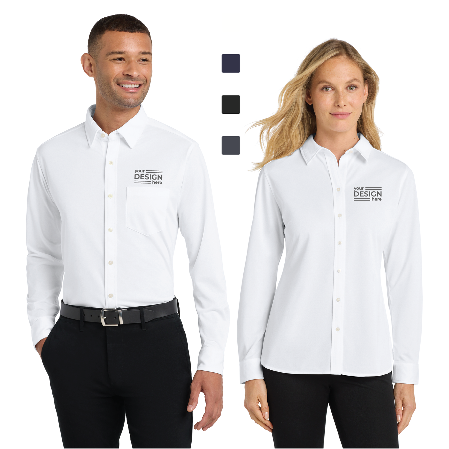 Port Authority Dimension Knit Dress Shirt