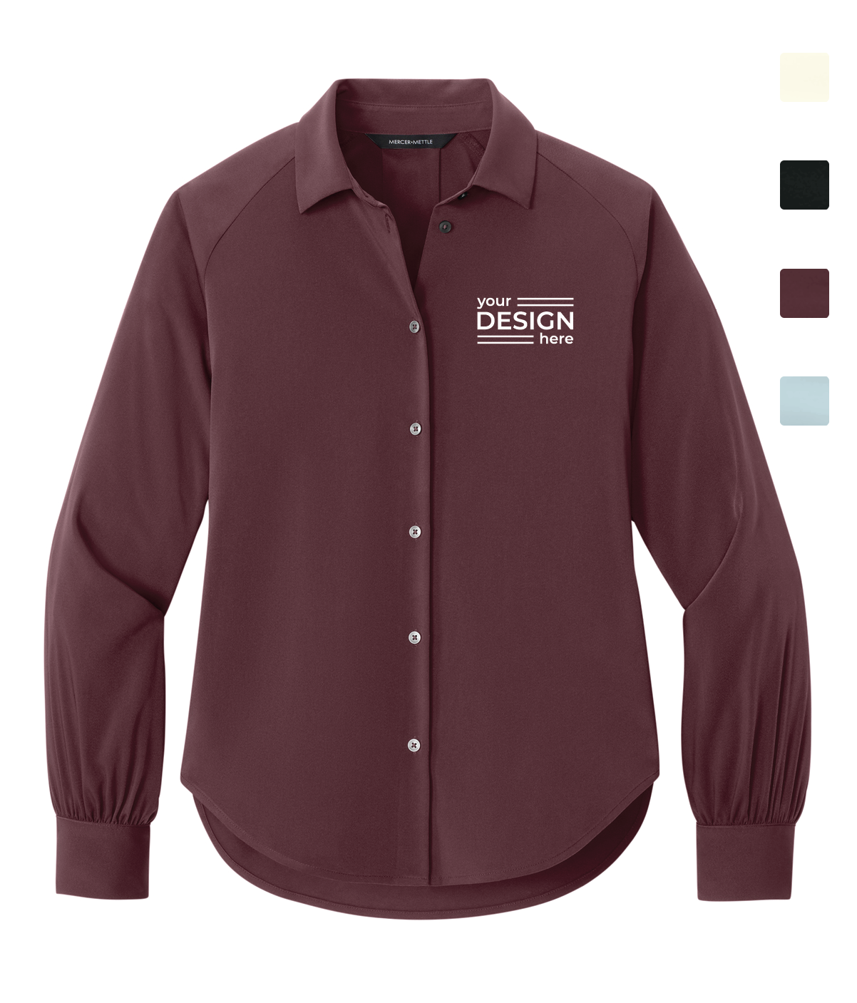 Mercer+Mettle Women's Long Sleeve Buttery Soft Blouse