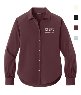 Mercer+Mettle Women's Long Sleeve Buttery Soft Blouse