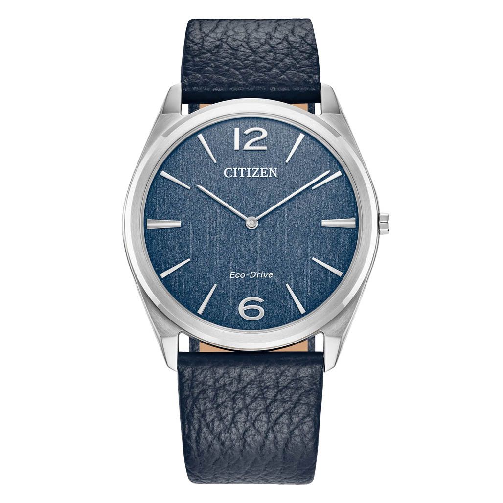 Citizen Eco-Drive Suratto Thin Watch with Blue Dial