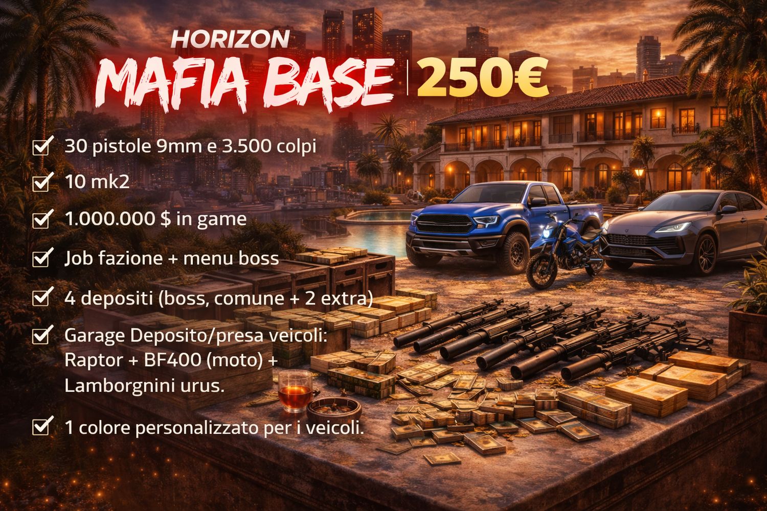 HORIZON PACK "MAFIA BASE"