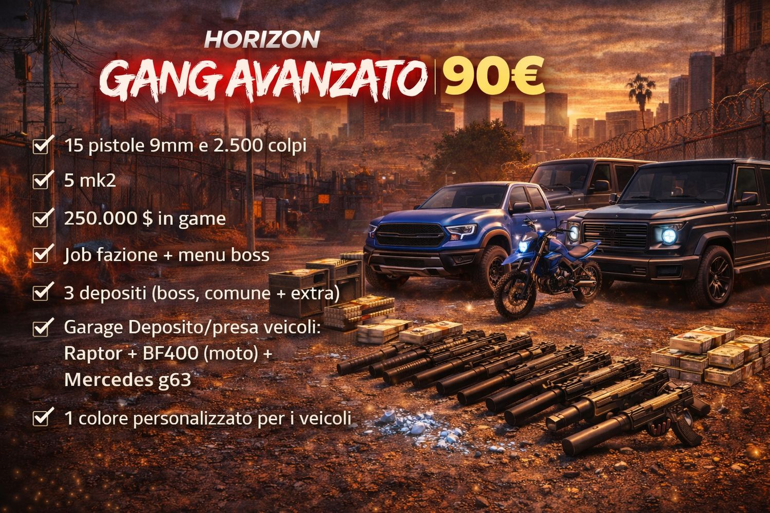HORIZON PACK "GANG AVANZATO"