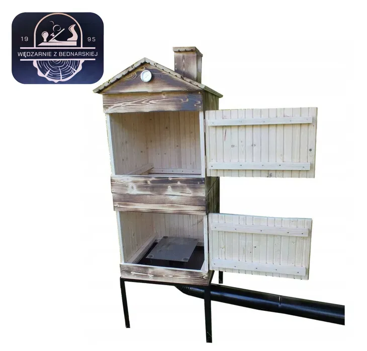 Wędzarnia Drewniana Ogrodowa Opalana Impregnowana