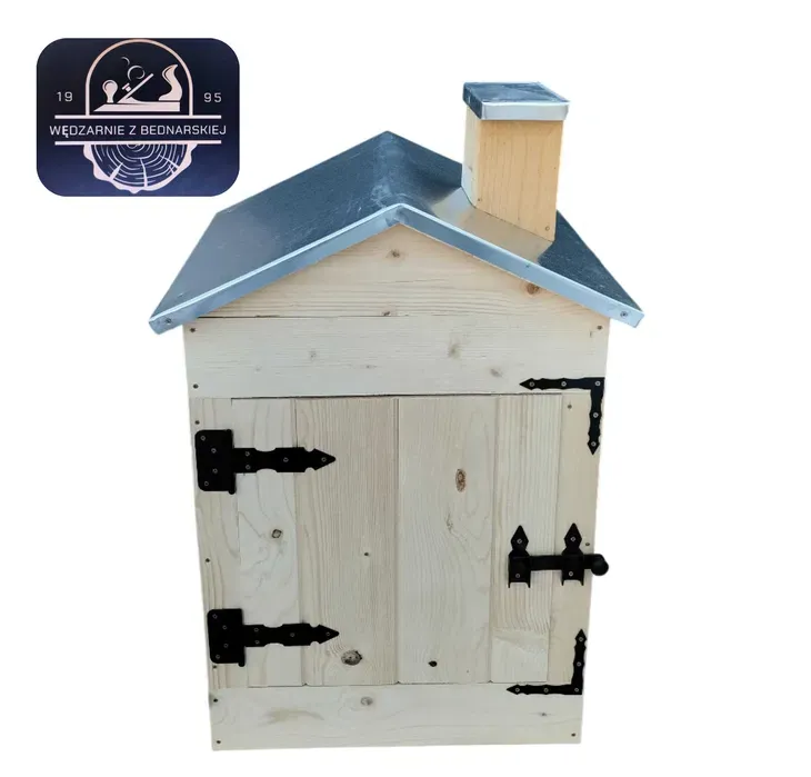 Wędzarnia drewniana wędzarnie ogrodowe OKUWANA 50x50X60 cm