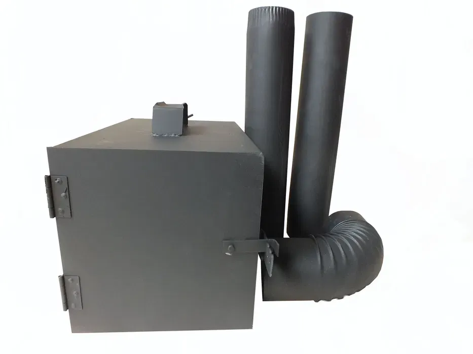 Zestaw do wędzarni 40 cm palenisko, rury, kolano