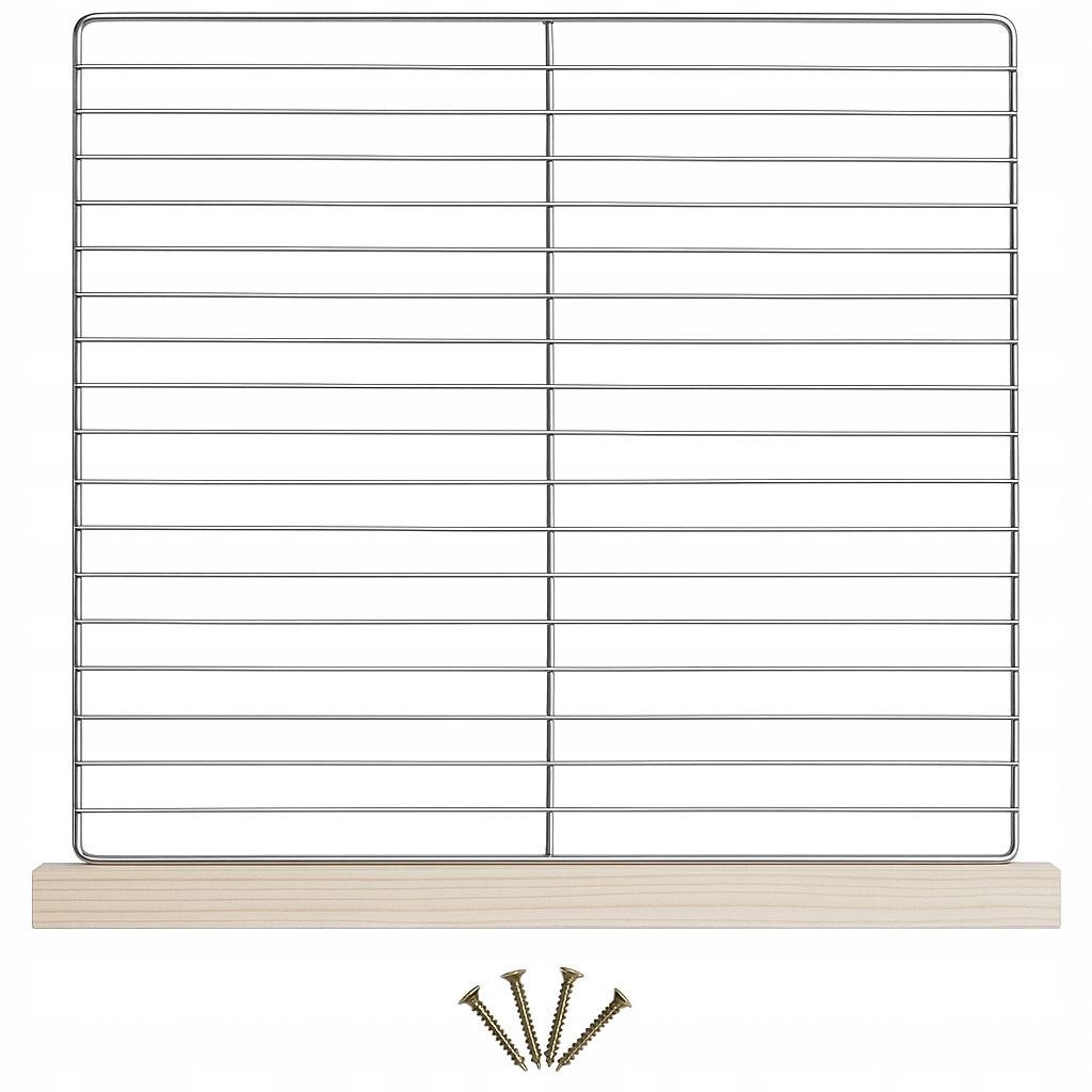 RUSZT KRATKA NIERDZEWNA DO WĘDZENIA GRILLA 45x40cm