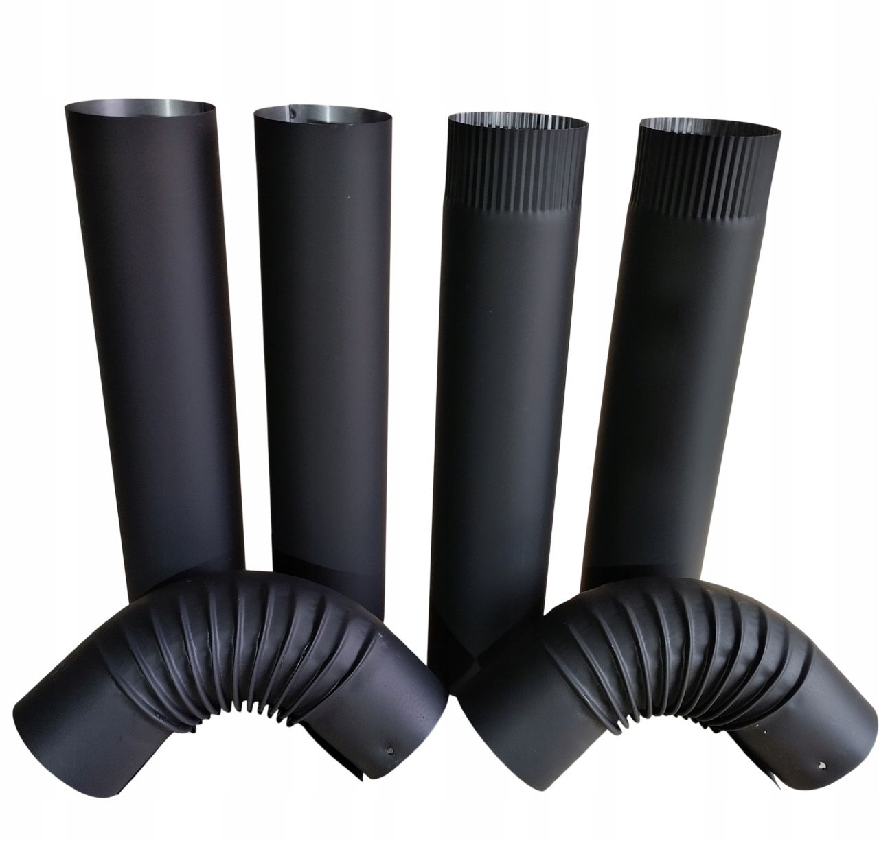 ZESTAW KOMINOWY 4 RURY I 2 KOLANKA MALOWANE