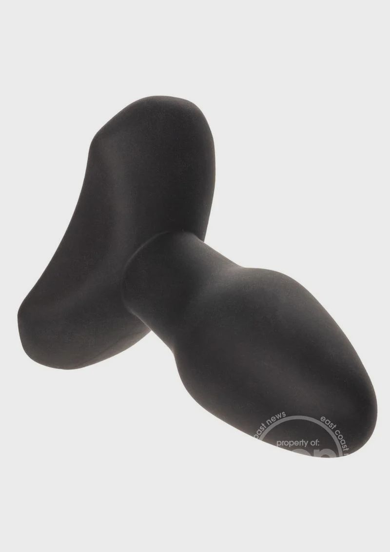 Anal Toys Rechargeable Tapered Probe Silicone Anal Stimulator - Black