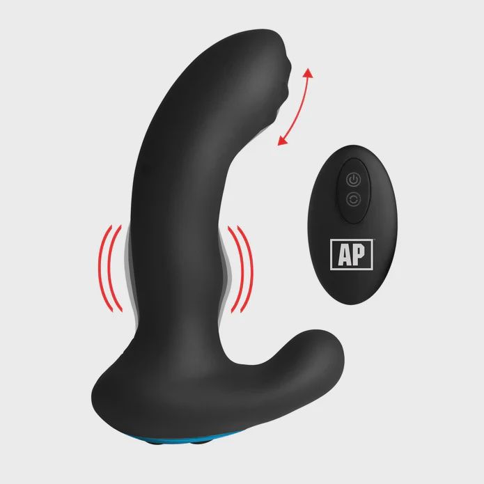 10X P-MASSAGE Silicone Prostate Stimulator With Stroking Bead