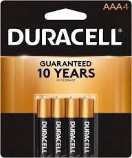 AAA Duracell 4pk