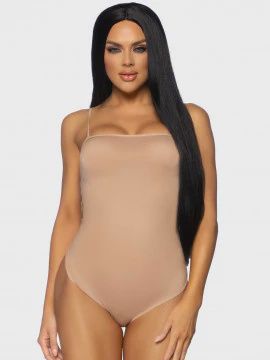 33 Inch Long Straight Wig - Black