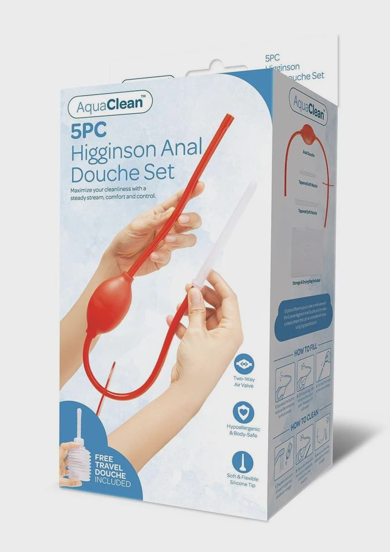 5 Piece Higginson Anal Douche Set