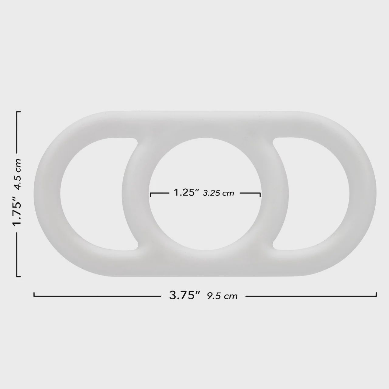 Alpha™ Liquid Silicone Commander Ring - Natural