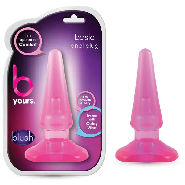 B Yours Basic Anal Plug Pink