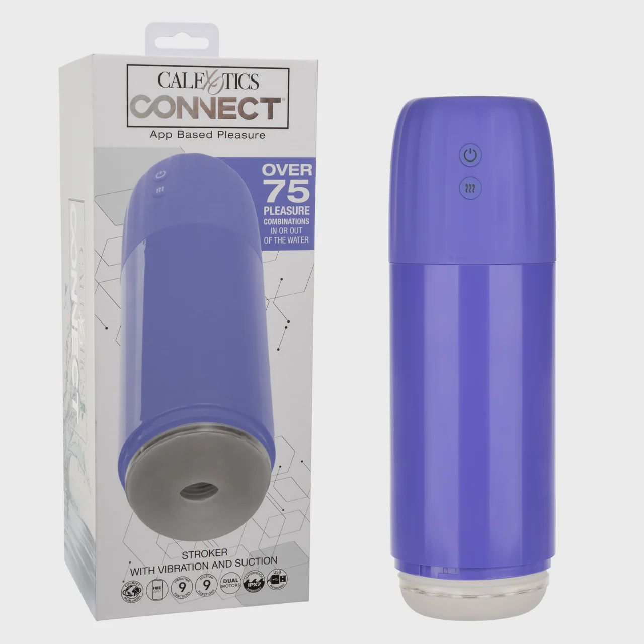 CalExotics Connect® Stroker with Vibration and Suction