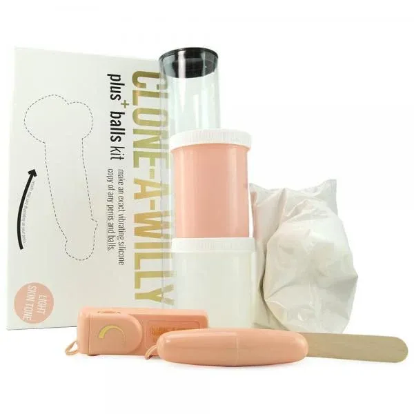 Clone-A-Willy + Balls Kit Light Skin Tone
