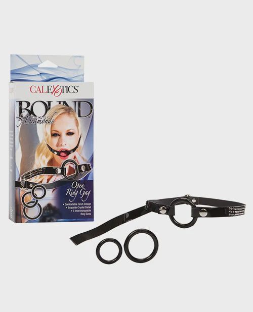 Bound by Diamonds Open Ring Gag
