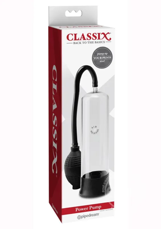 Classix Power Pump 7.5 Inch Clear