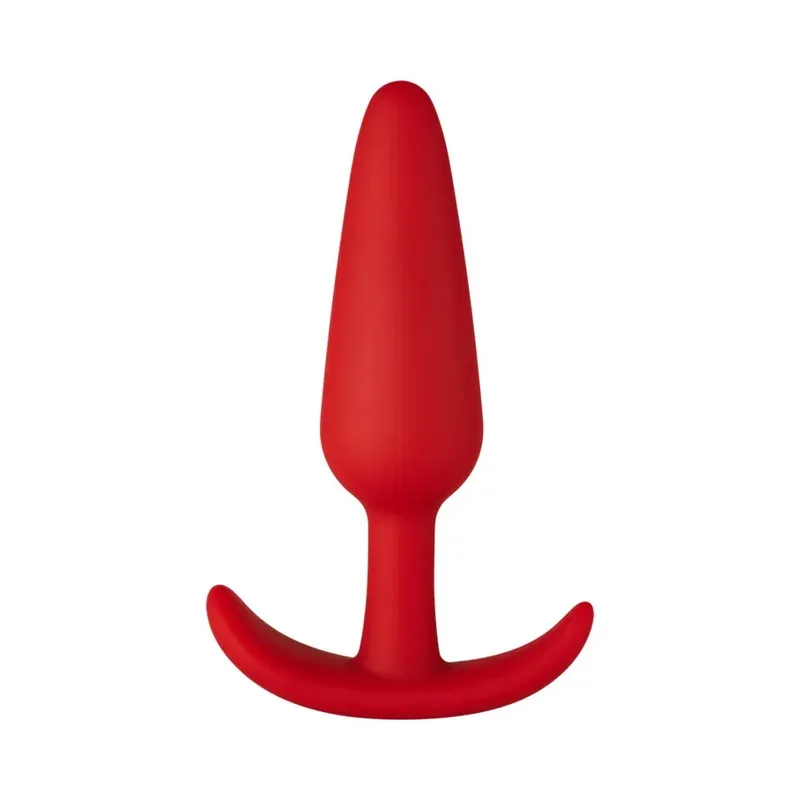F-31: 100% SILICONE PLUG - MEDIUM RED
