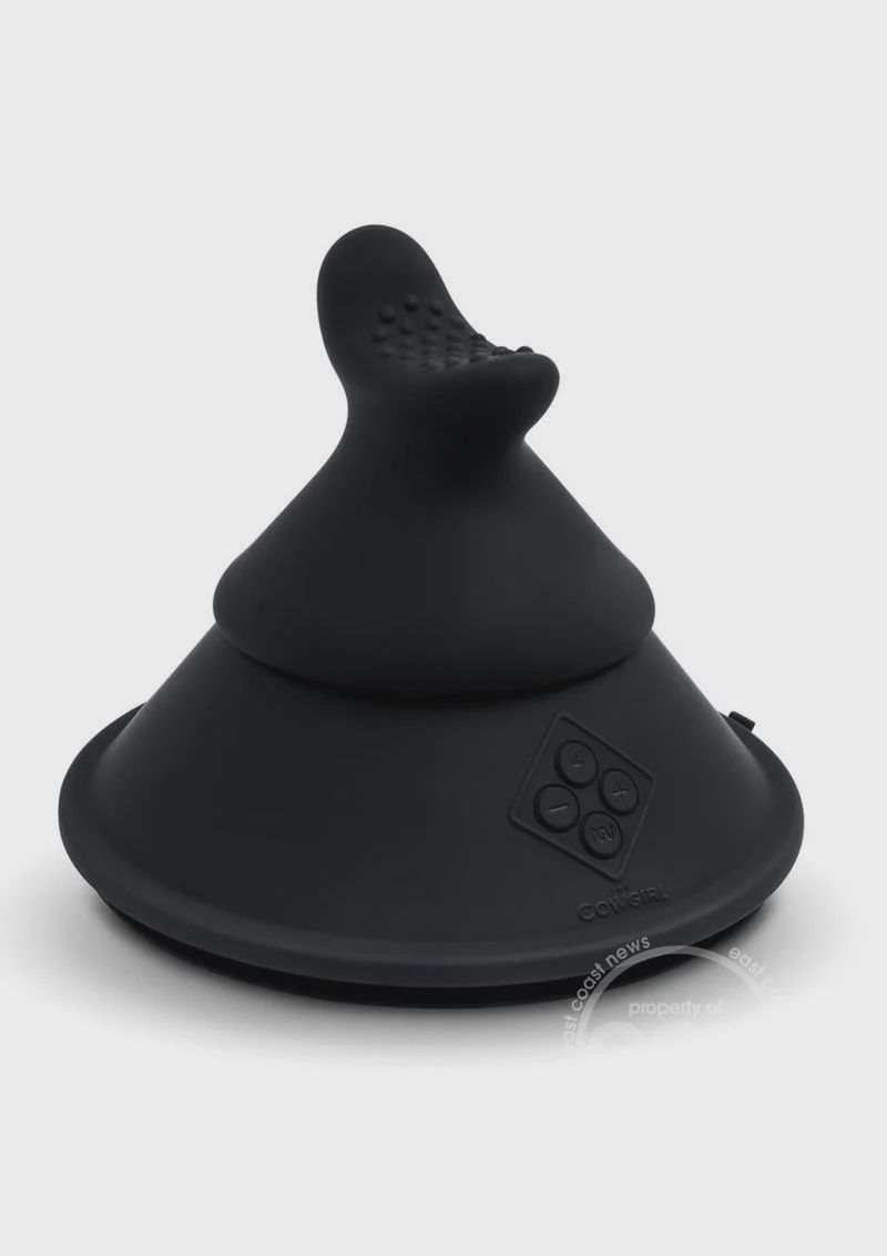 Cowgirl Cone Premium Sex Machine with Remote and App Control - Black