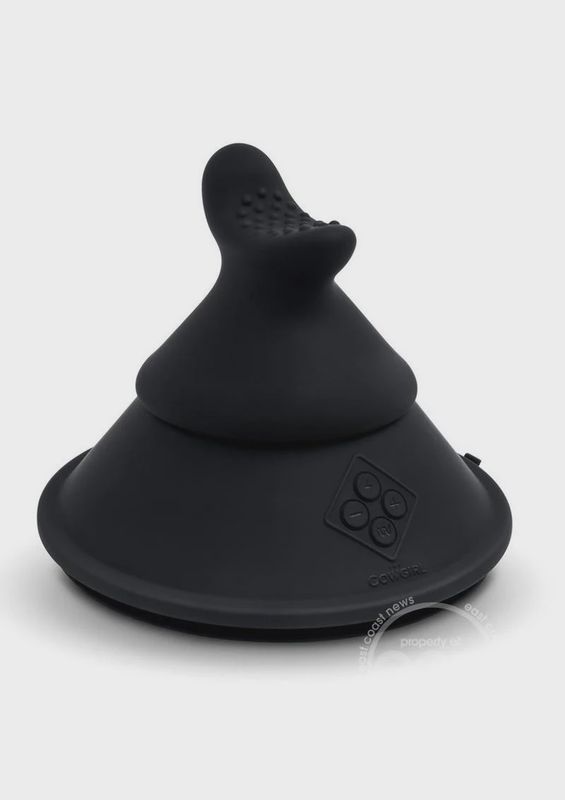 Cowgirl Cone Premium Sex Machine with Remote and App Control - Black