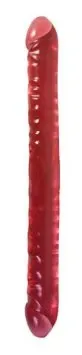 Crystal Jellies - 18" Double Dong Pink