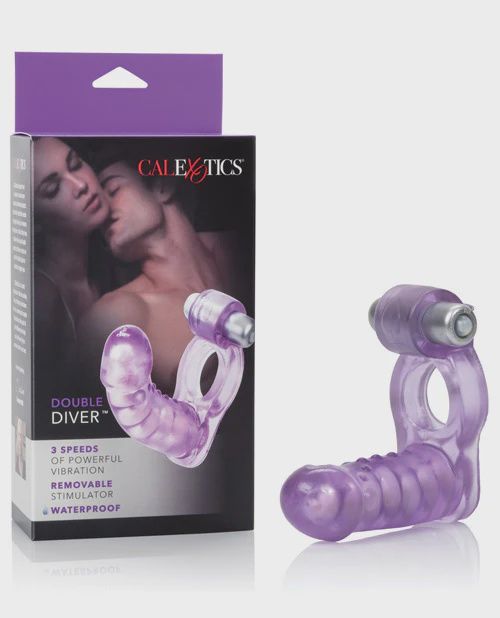 Double Diver Vibrating Enhancer w/Flexible Penetrator