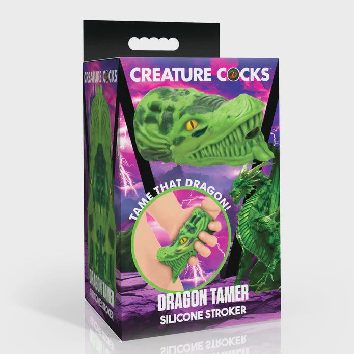 Dragon Tamer Silicone Stroker - Green