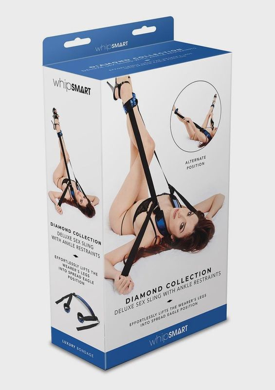 Diamond Collection Deluxe Sex Sling with Ankle Restraints