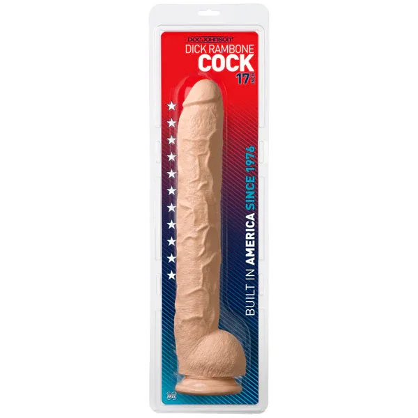 Dick Rambone Cock - 17" White