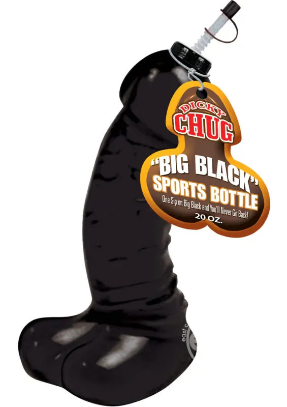 Dicky Chug Big Black Sports Bottle 20 Ounce