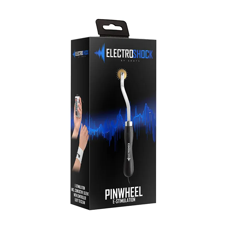 DISC- Electro Shock E-Stim Pinwheel - Black