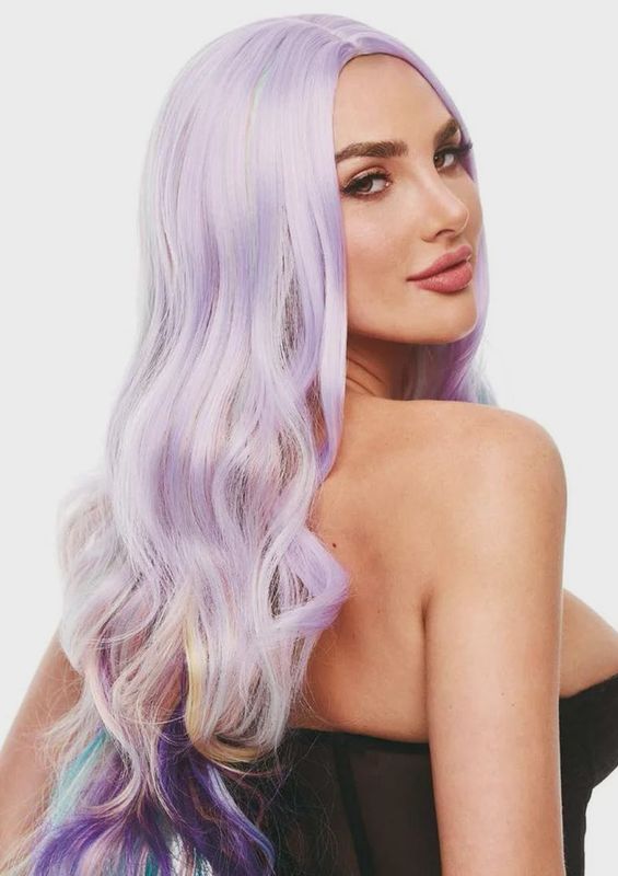 ELLA WIG-PASTEL RAINBOW