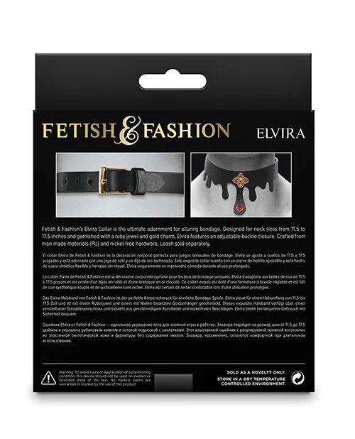 Fetish &amp; Fashion Elvira Collar - Black