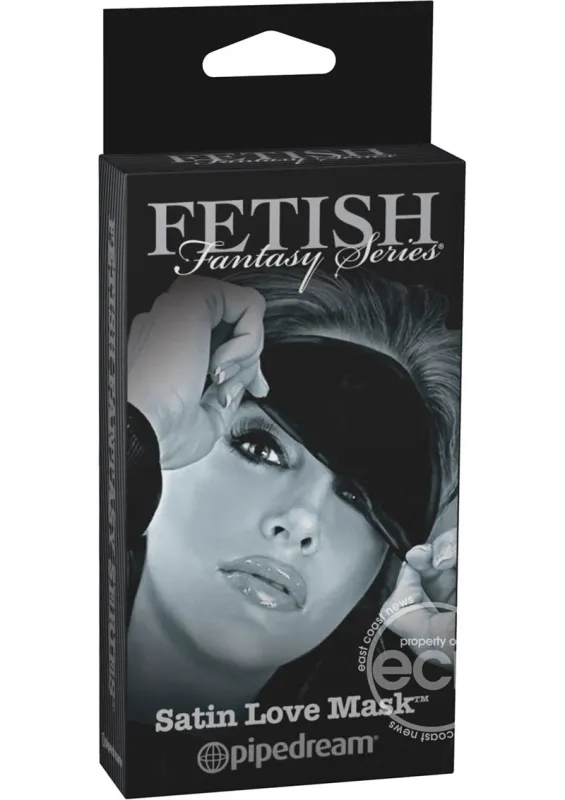 Fetish Fantasy Series Limited Edition Satin Love Mask Black