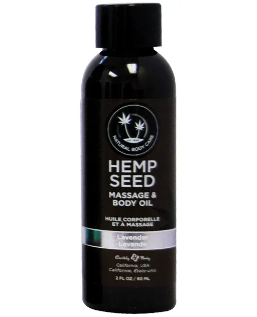 Earthly Body Massage &amp; Body Oil - 2 oz Lavender