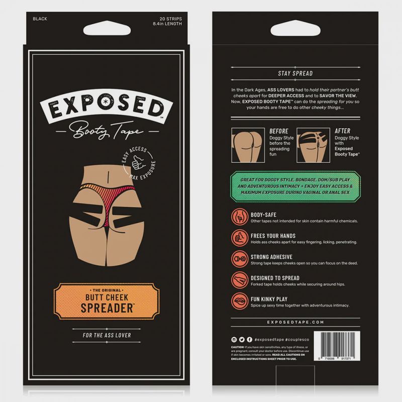 Exposed Booty Tape - Black